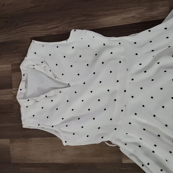 Tokyo Talkies Black White Retro Polka Dot Dress Size Medium. Light and F… - Picture 4 of 4